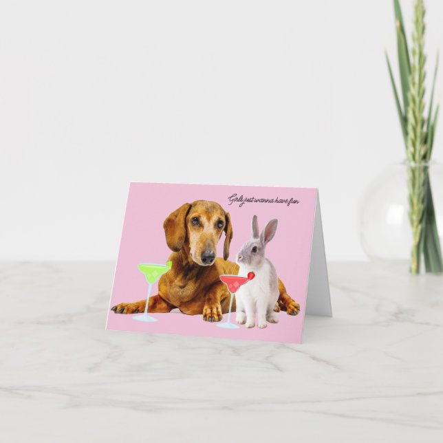 LES FILLES VEULENT JUSTE AVOIR UNE CARTE DE SALUT  (Devant)