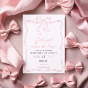 Les filles veulent juste être une invitation d'ann