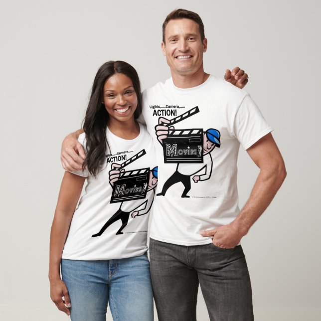 *Les Films* Clapper Homme T-Shirt (Unisexe)