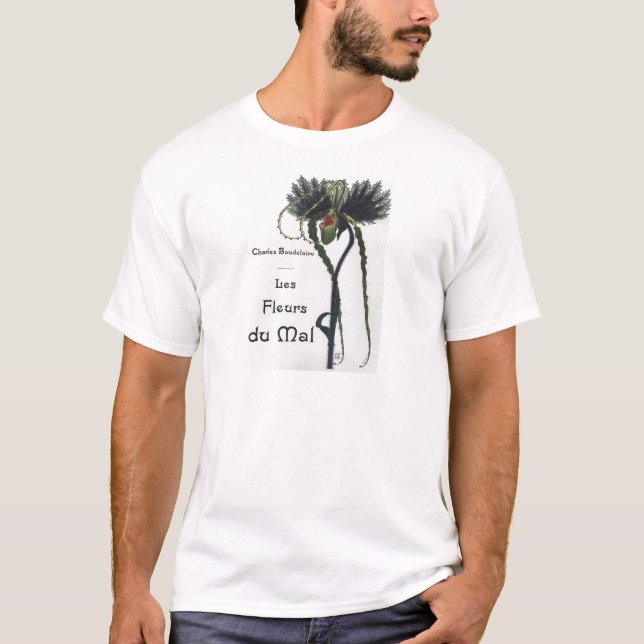 Les Fleur du Mal - Baudelaire T-Shirt (Vorderseite)