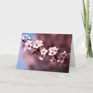 Les fleurs de la grand-mère - carte de voeux