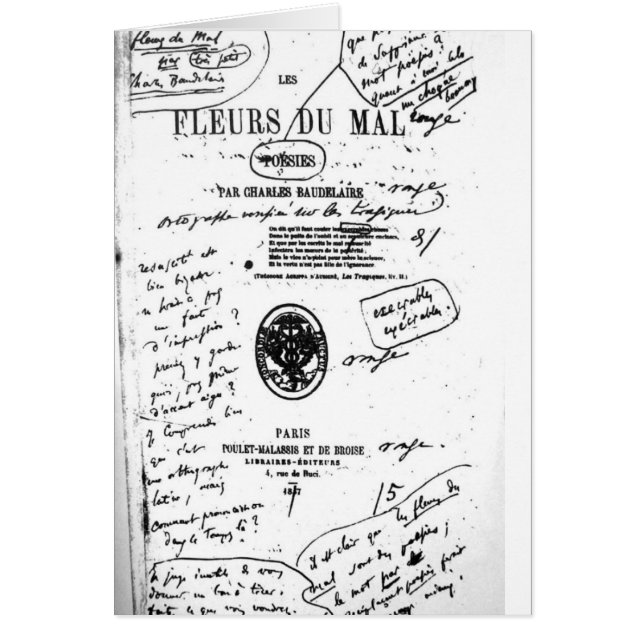Les Fleurs du Mal 2 - Baudelaire (Vorne)