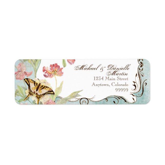 Les Fleurs Peony Rose Tulip Floral Blume Hochzeit (Vorne)