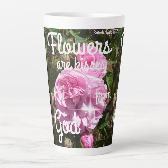 Les fleurs sont des baisers de Dieu Mug Inspiratio (Devant)