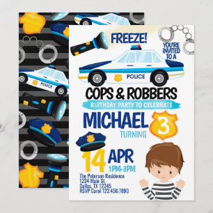 Les flics et les robots Invitation Invitation d'an
