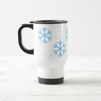 Les flocons de neige de vacances Travel Mug