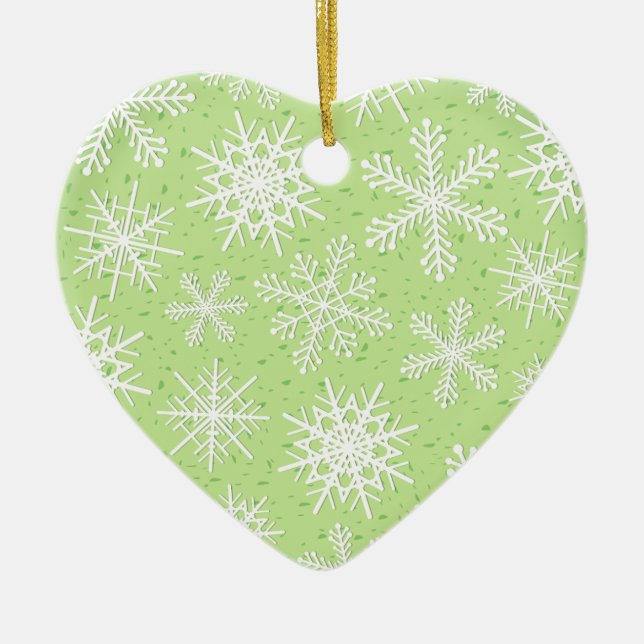 Les flocons de neige, ornement (Devant)