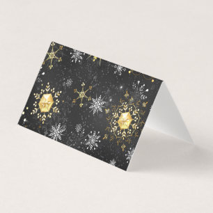Les flocons dorés de Noël sur l'Arrière - plan noi