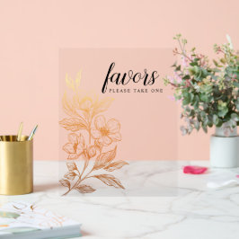 "Les Flores D'Or De L'Amour" | Cadeaux de mariage