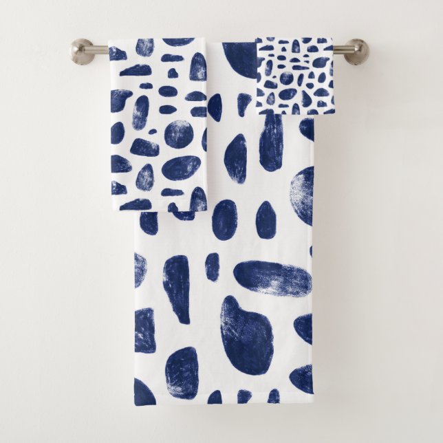 Les Formes Abstraites de la Marine Luxe Aquarelle  (En situation)