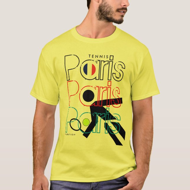 Les Français de tennis de Paris ouvrent le T-shirt (Devant)