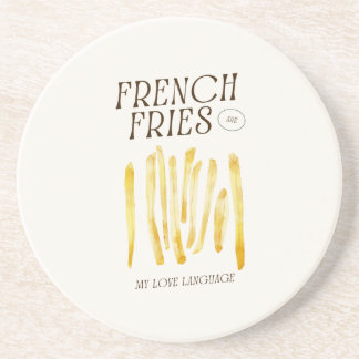 Les Fries Françaises Sont Mon Dessous de verre De 