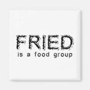 Les Frites Sont Un Groupe Alimentaire Magnet Drôle