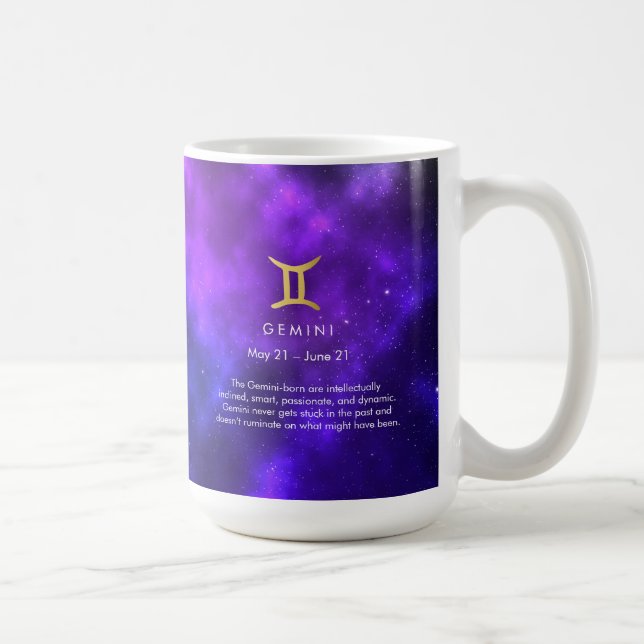Les Gémeaux ont personnalisé la tasse de café (Droite)