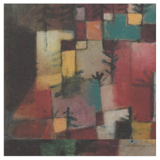 Les "genévriers" Paul Klee ont inspiré le tissu