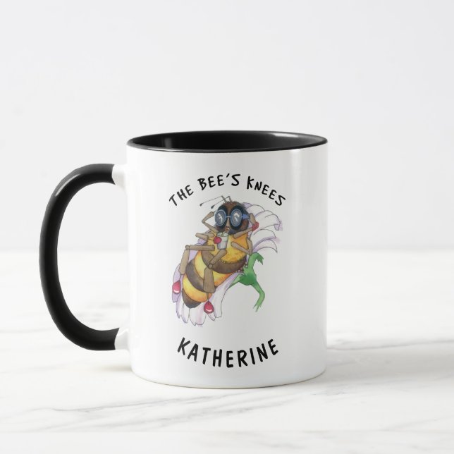 Les genoux de l'abeille tasse personnalisée (Gauche)
