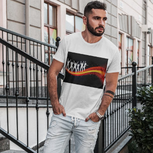 Les gens dansent Silhouettes Mens T-shirt