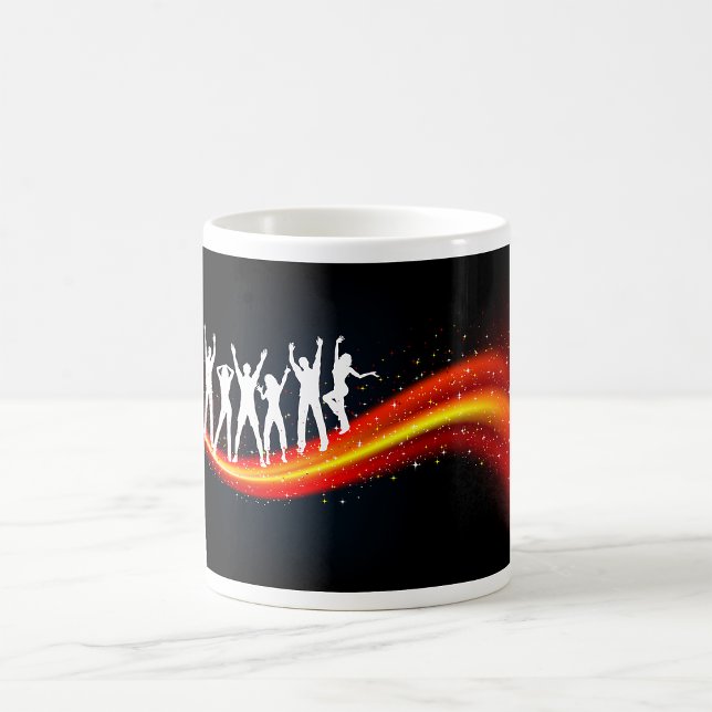 Les gens dansent Silhouettes Mug (Créateur téléchargé)