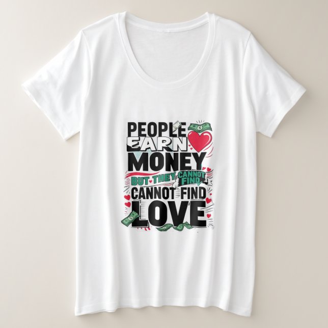 les gens gagnent de l'argent mais ils ne peuvent p (Design devant)