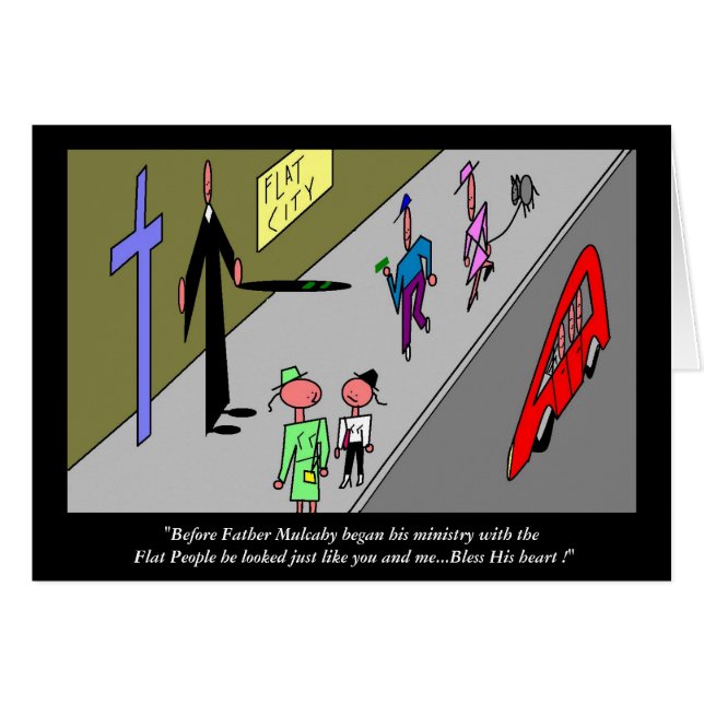 Les gens plats (Devant horizontal)