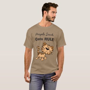 Les gens sont nuls, les chats règnent T-shirt