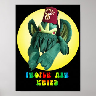 Les Gens Sont Une Poster Étrange