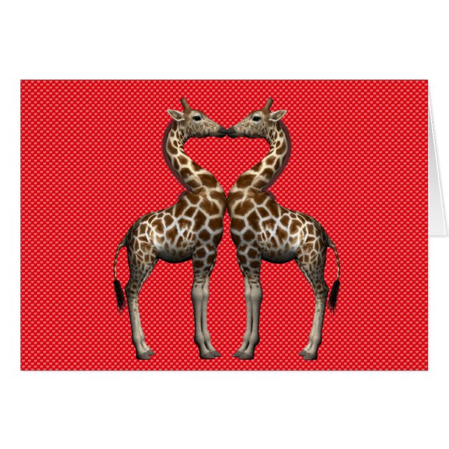 Les girafes amoureuses (Devant horizontal)