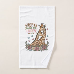 Les girafes me rendent heureux, design de chemise