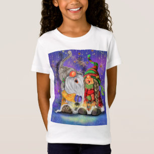 Les Gnomes T-Shirt de Noël des enfants chantent un