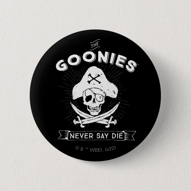 Les Goonies "Ne jamais dire mourir" Pirate Badge (Devant)