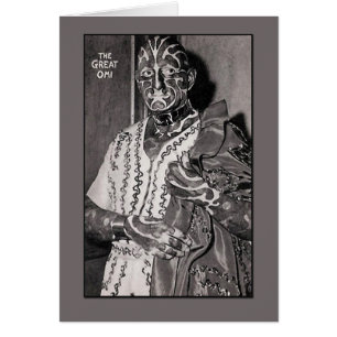Les grandes cartes d'interprète de cirque de l'OMI