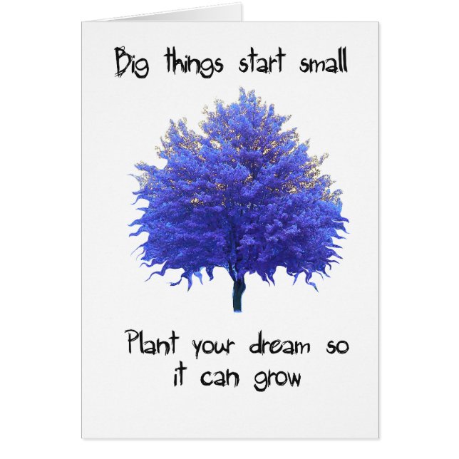 Les grandes choses commencent petit (Devant)