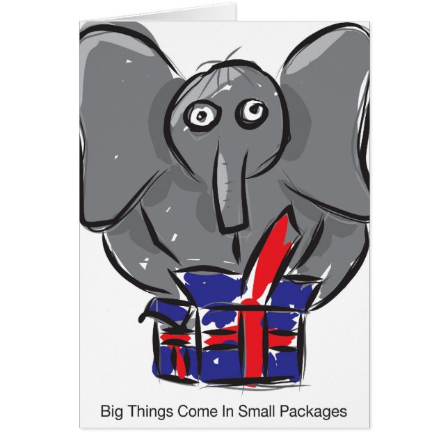 Les grandes choses viennent en petits paquets (Devant)