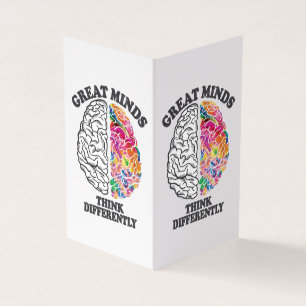Les grands esprits pensent différemment Cerveau