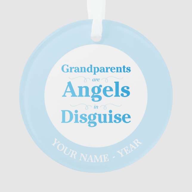 Les grands-parents sont des anges dans le (dos)