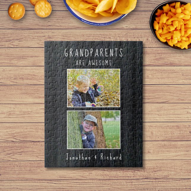 "Les grands-parents sont géniaux" Photo Puzzle (Créateur téléchargé)