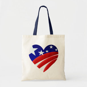 Les grands sacs américains de coeur