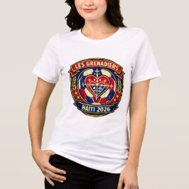 Les Grenadiers Haiti 2026 Fußball Inspiriertes Her Tri-Blend Shirt