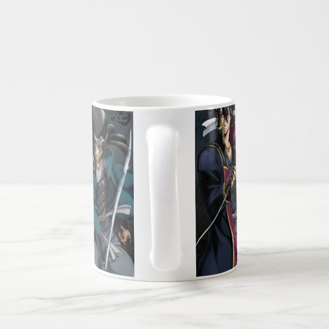 Les guerriers samouraïs Anime Mug (Poignée)