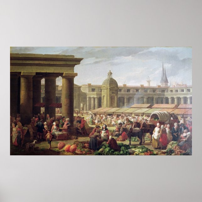 Les Halles, Paris Poster (Vorne)
