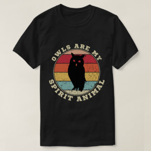 Les hiboux sont mon esprit animal T-shirt