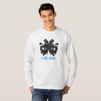 Les hommes longs gainé je vois le T-shirt d'espoir