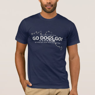 Les hommes "vont des chiens vont" T-shirt