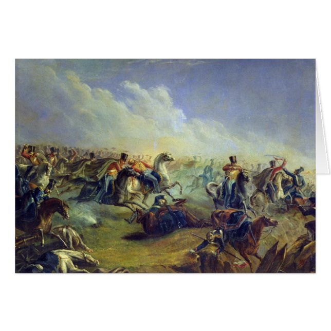 Les hussards de garde attaquant près de Varsovie (Devant horizontal)