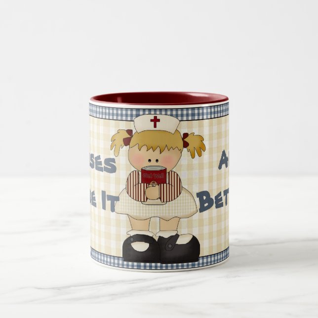 Les Infirmières En Font Une Meilleure Mug De Café (Centre)