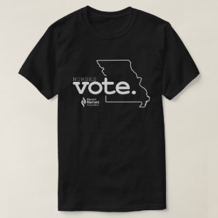 Les infirmières votent T-shirt de couleur foncée
