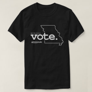 Les infirmières votent T-shirt de couleur foncée