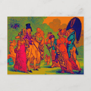 les insichtbar 1810 fashion Cartoon Postkarte
