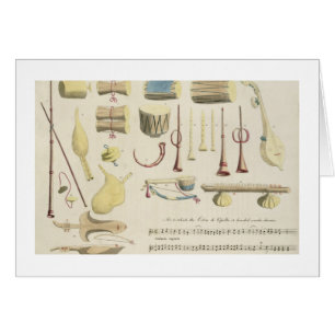 Les instruments de musique indiens, plaquent 23 de