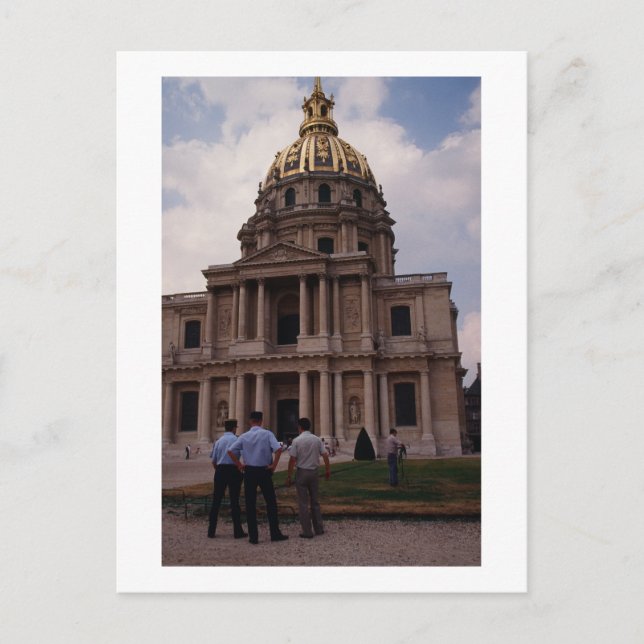Les Invalides, France Postkarte (Vorderseite)